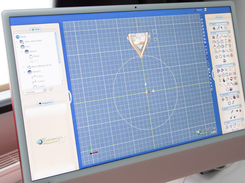 3D design juweel op maat