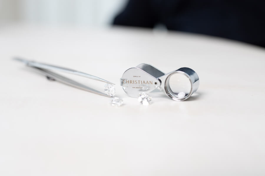 waarde diamant briljant grootte 4 c's juwelier christiaan van bignoot