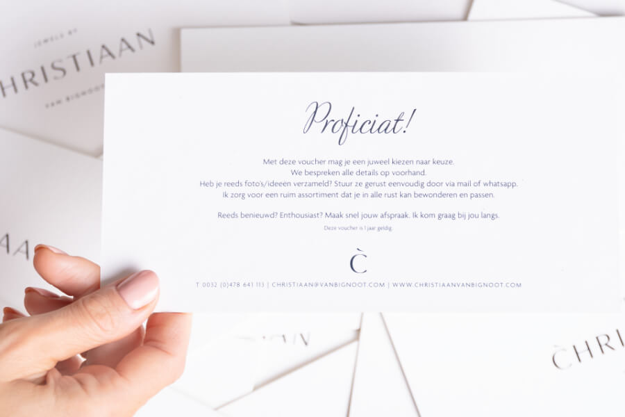 voucher cadeaubon juwelier christiaan van bignoot