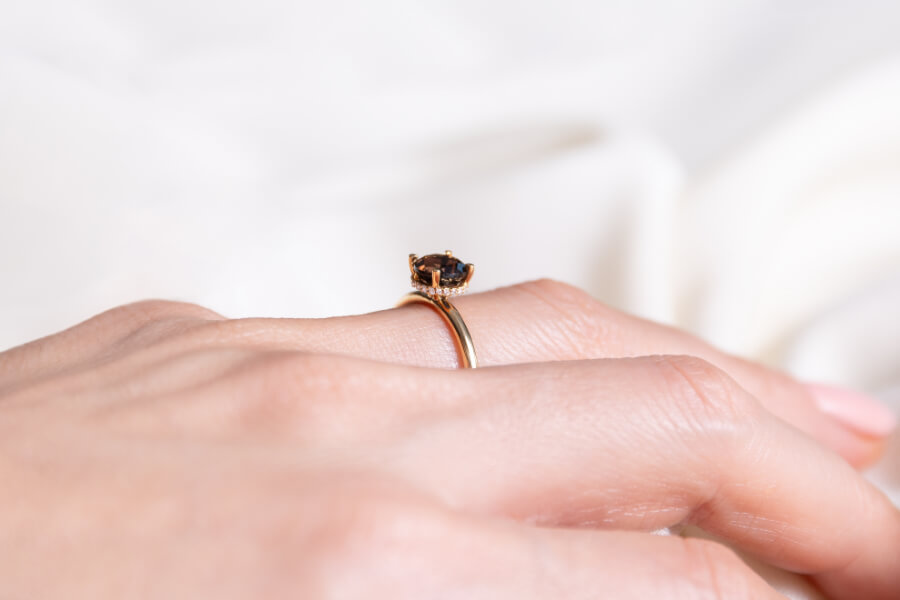 blog zettingen ring laag hoog diamant edelsteen verlovingsring