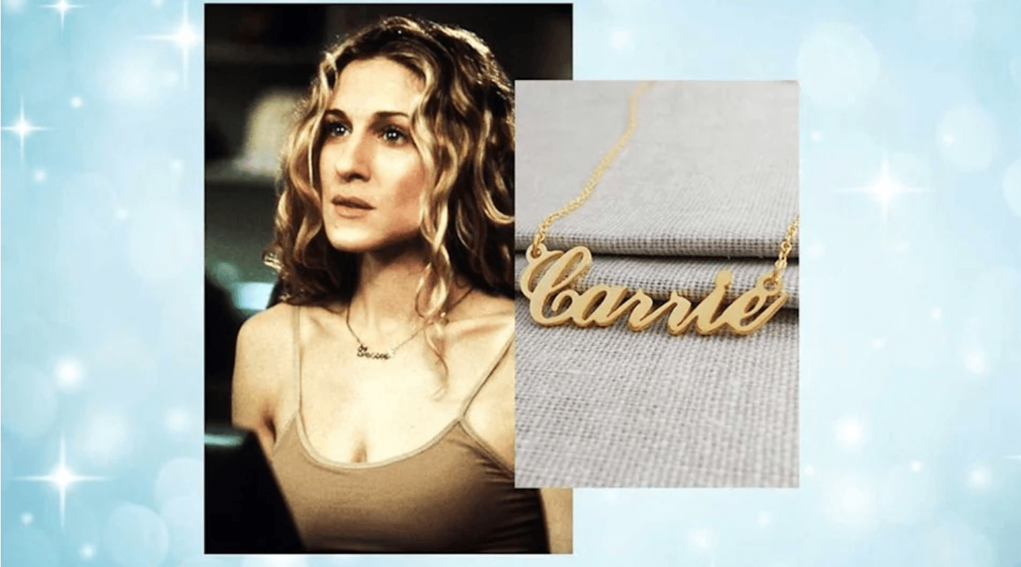 Carrie naamketting gepersonaliseerd juweel