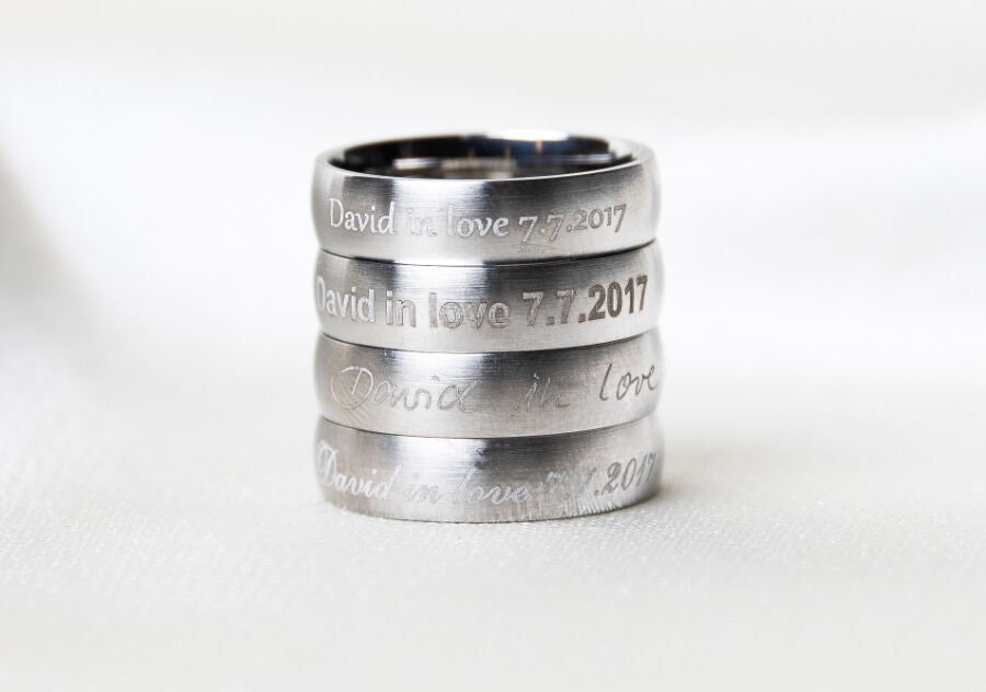 gravure trouwringen goud